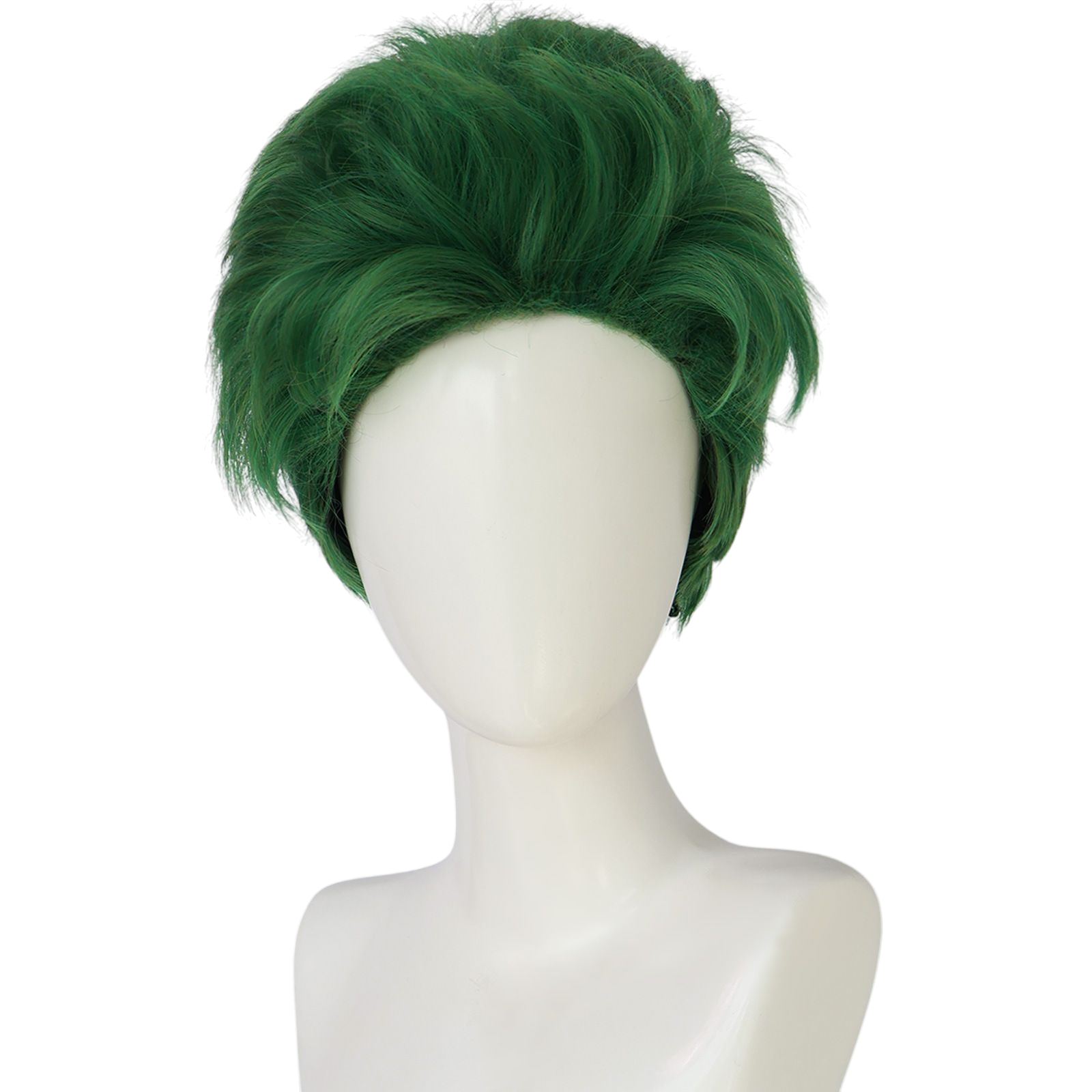 Light Gray Zed Cosplay Wig - Z-O-M-B-I-E-S / Zombies 4 (Green Short) (FEVERCOS)