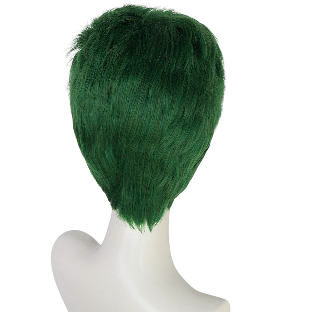 Light Gray Zed Cosplay Wig - Z-O-M-B-I-E-S / Zombies 4 (Green Short) (FEVERCOS)