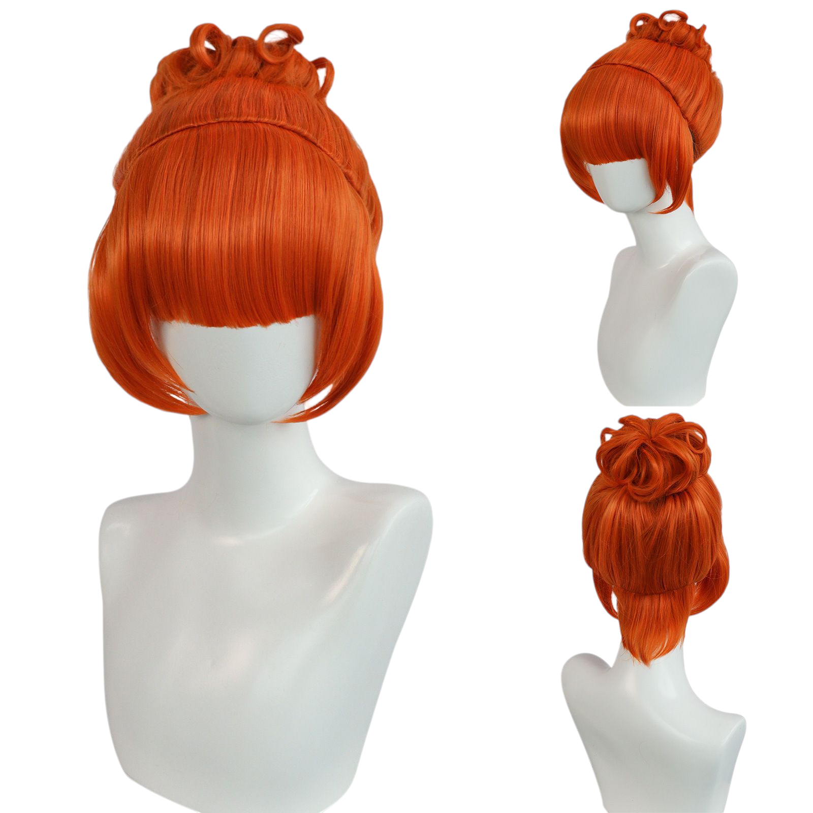 Light Gray Lucy Wilde Cosplay Wig - Despicable Me (Ginger Updo) (FEVERCOS)
