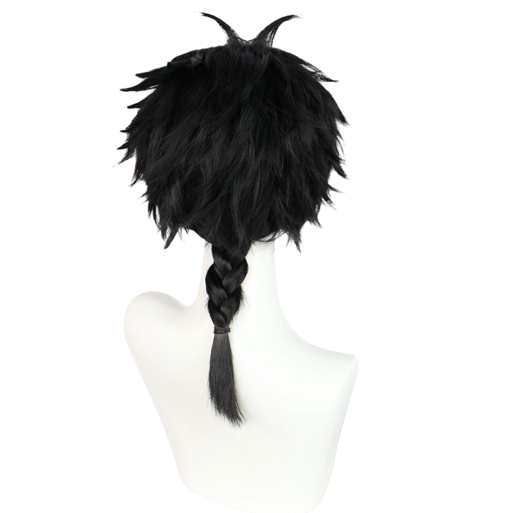 Black Jo Togame Cosplay Wig - Wind Breaker (Black Braided Tail) (FEVERCOS)