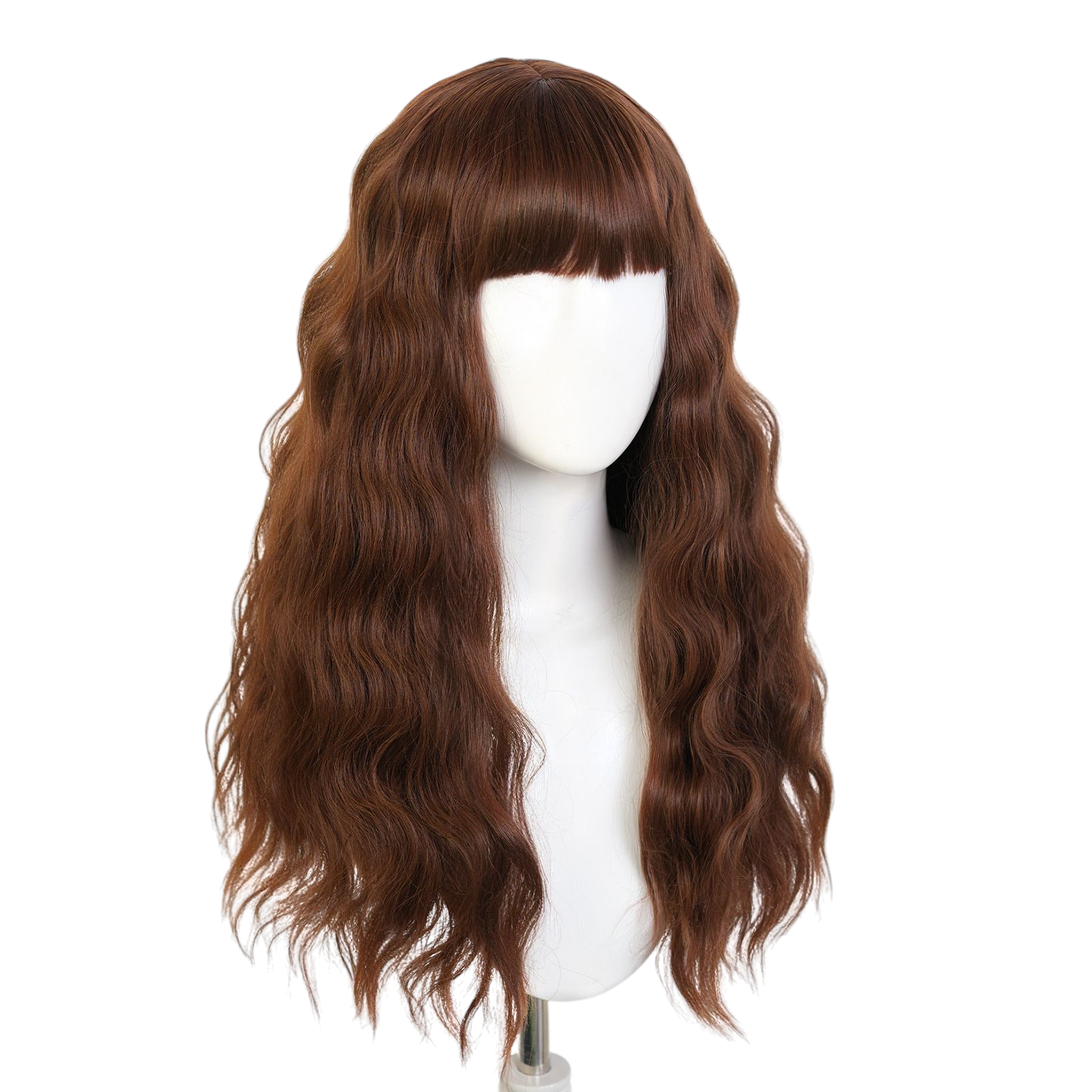Dark Olive Green Hermione Granger Cosplay Wig - Harry Potter (Bushy Brown Curls) (FEVERCOS)