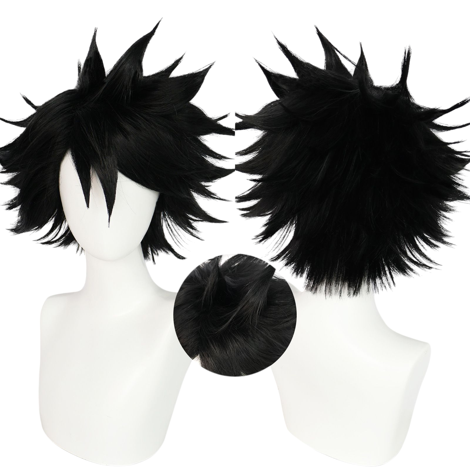 Black Millie Cosplay Wig - Helluva Boss (Black Bob) (FEVERCOS)