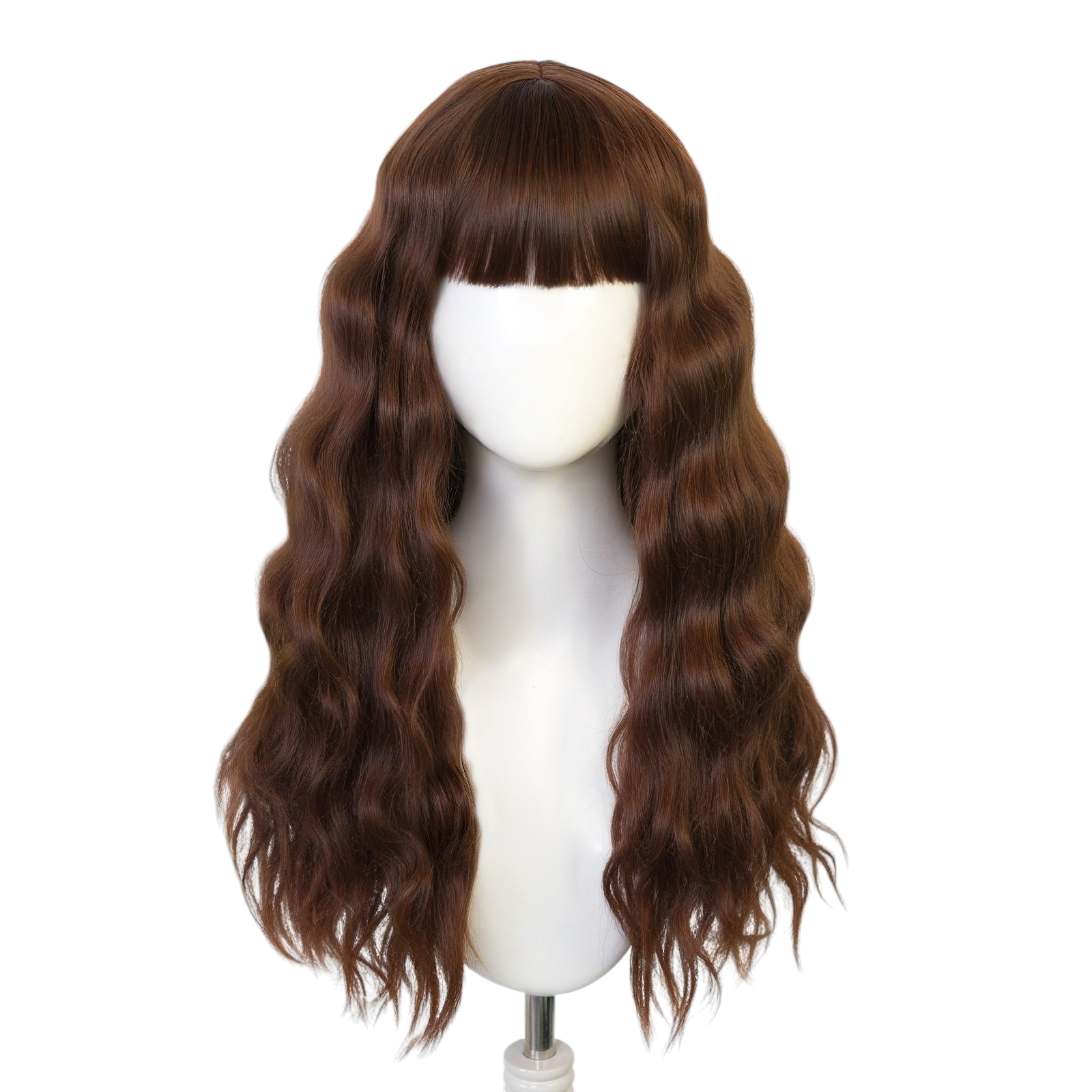 Dark Slate Gray Hermione Granger Cosplay Wig - Harry Potter (Bushy Brown Curls) (FEVERCOS)