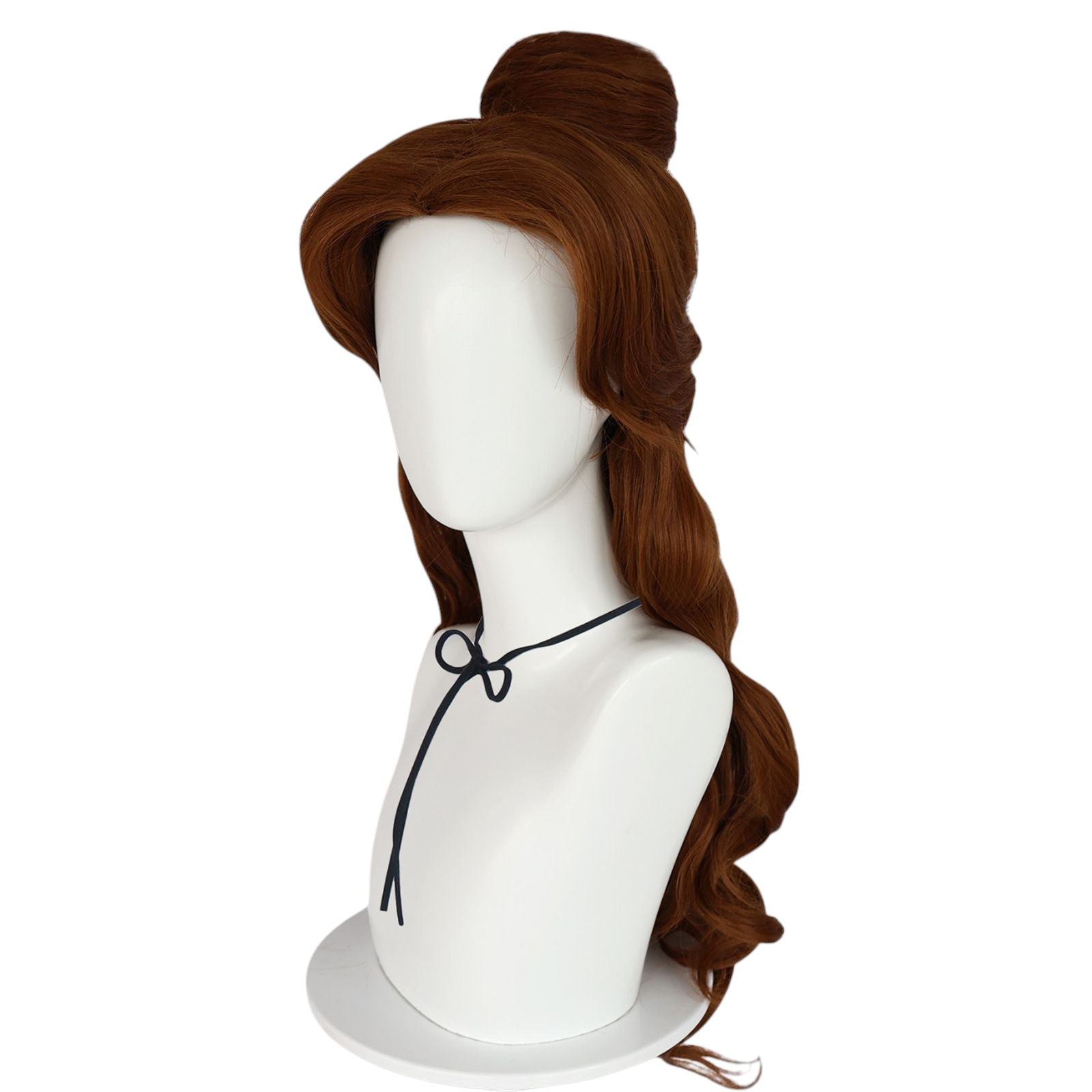 Light Gray Belle Cosplay Wig - Beauty and the Beast (Brown Long Wavy) (FEVERCOS)