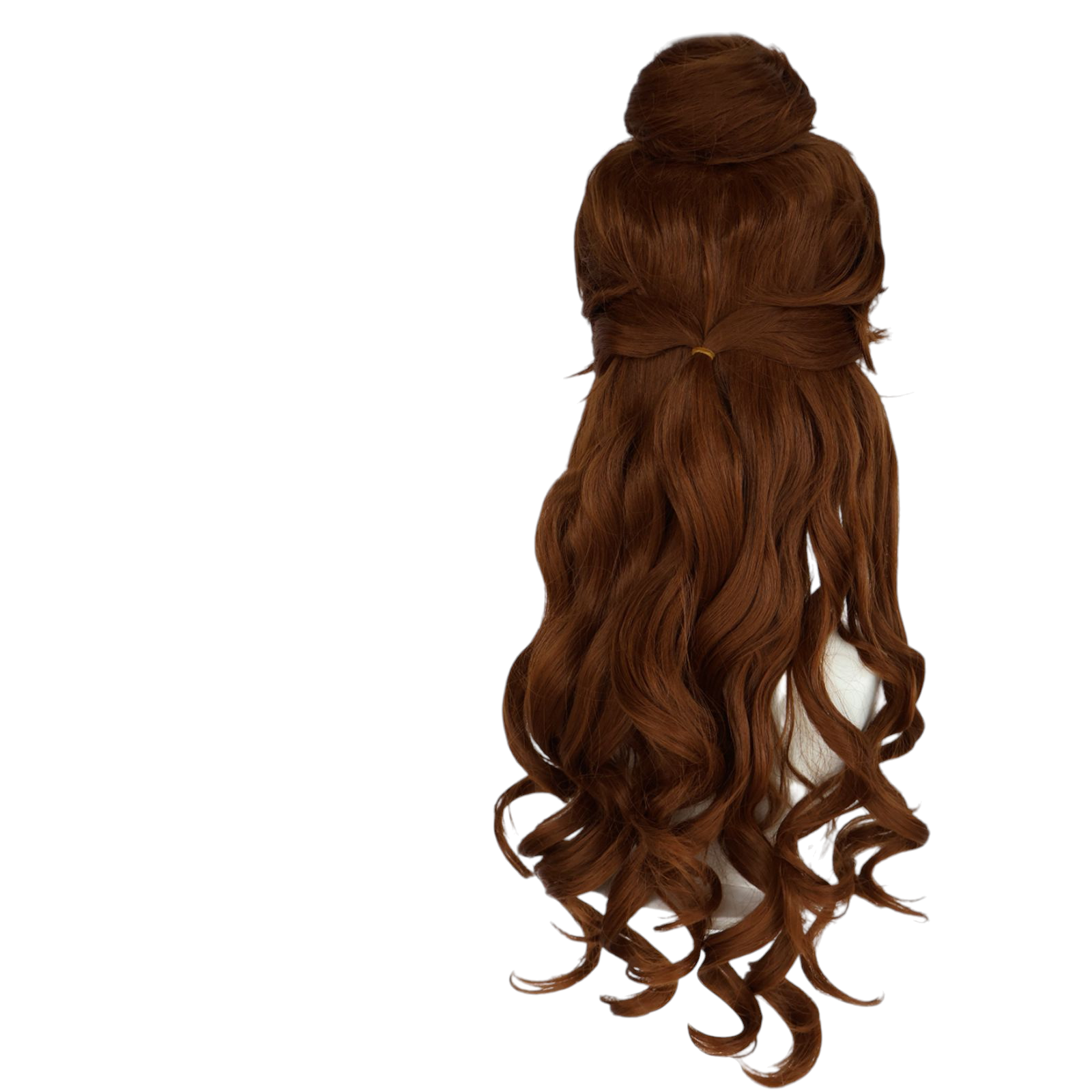 Black Belle Cosplay Wig - Beauty and the Beast (Brown Long Wavy) (FEVERCOS)
