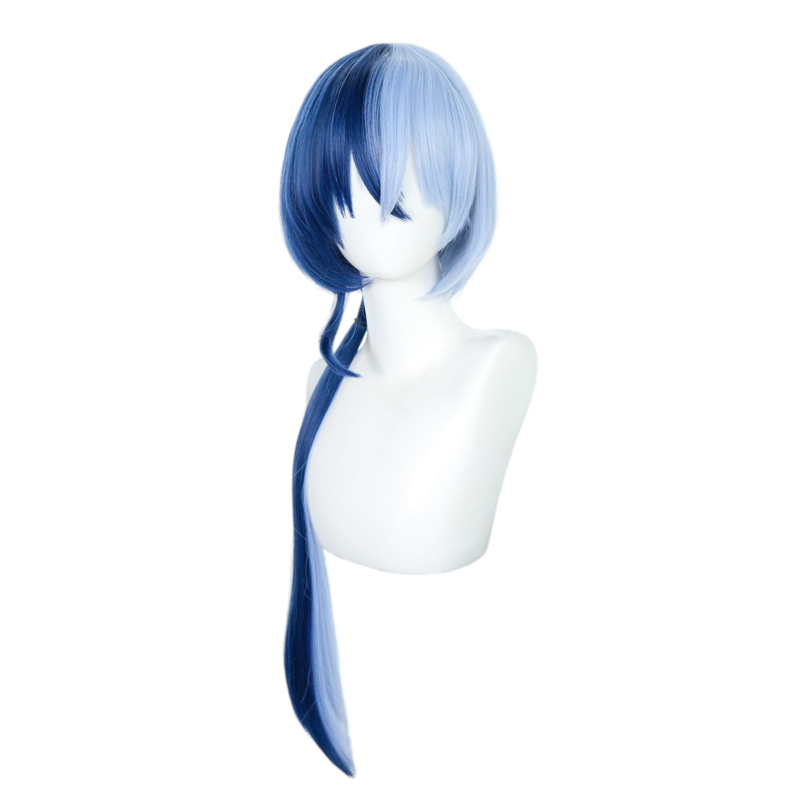 Dark Slate Blue Toya Aoyagi (Long Tail Ver.) Cosplay Wig - Project Sekai (Split Blue) (FEVERCOS)