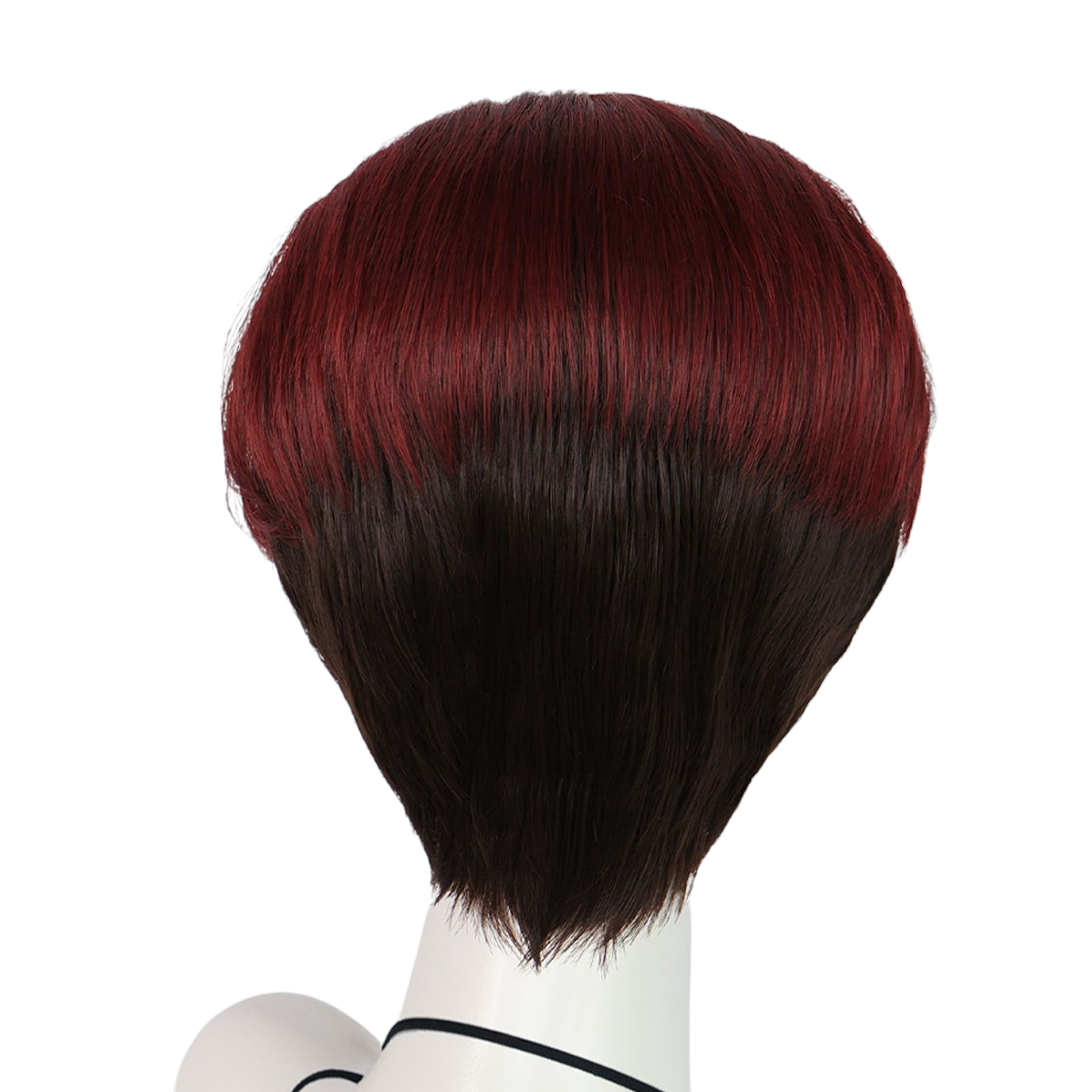 Black Zed (Red Variant) Cosplay Wig - Zombies 4 Franchise Style (Short Red) (FEVERCOS)
