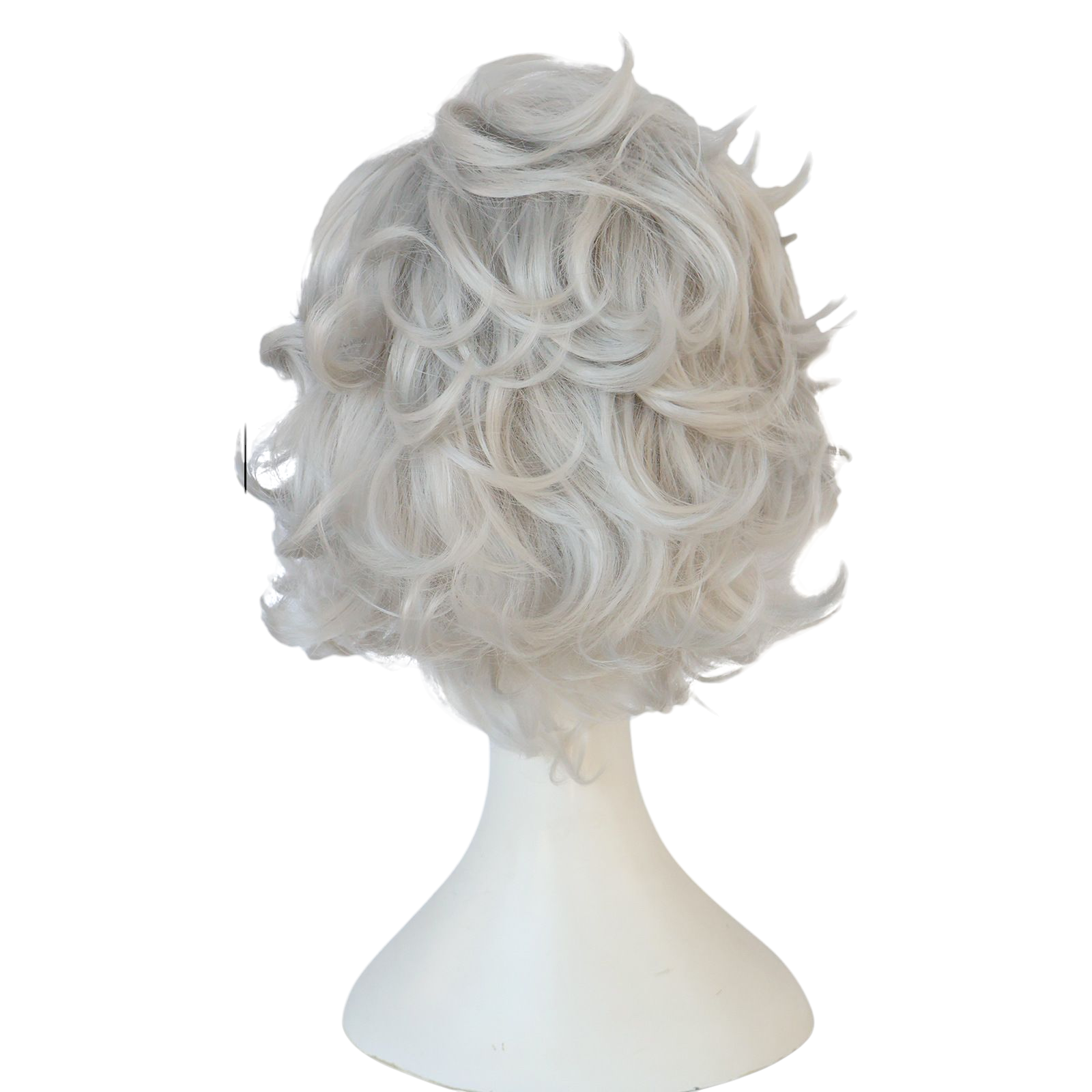 Gray Astarion Cosplay Wig - Baldur's Gate 3 (Silver Curly) (FEVERCOS)