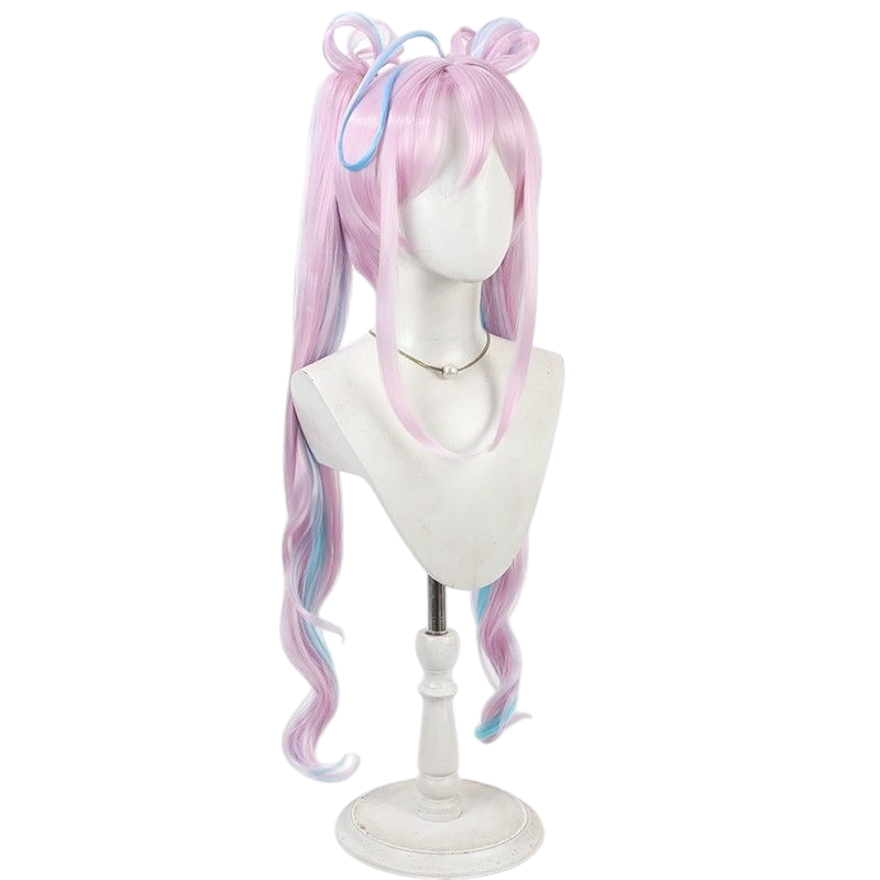 Light Gray Cure Spicy (Kokone Fuwa) Cosplay Wig - Delicious Party Pretty Cure (Blue Circle) (FEVERCOS)