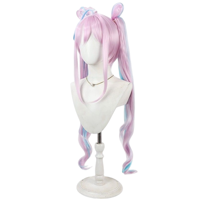 Light Gray Cure Spicy (Kokone Fuwa) Cosplay Wig - Delicious Party Pretty Cure (Blue Circle) (FEVERCOS)