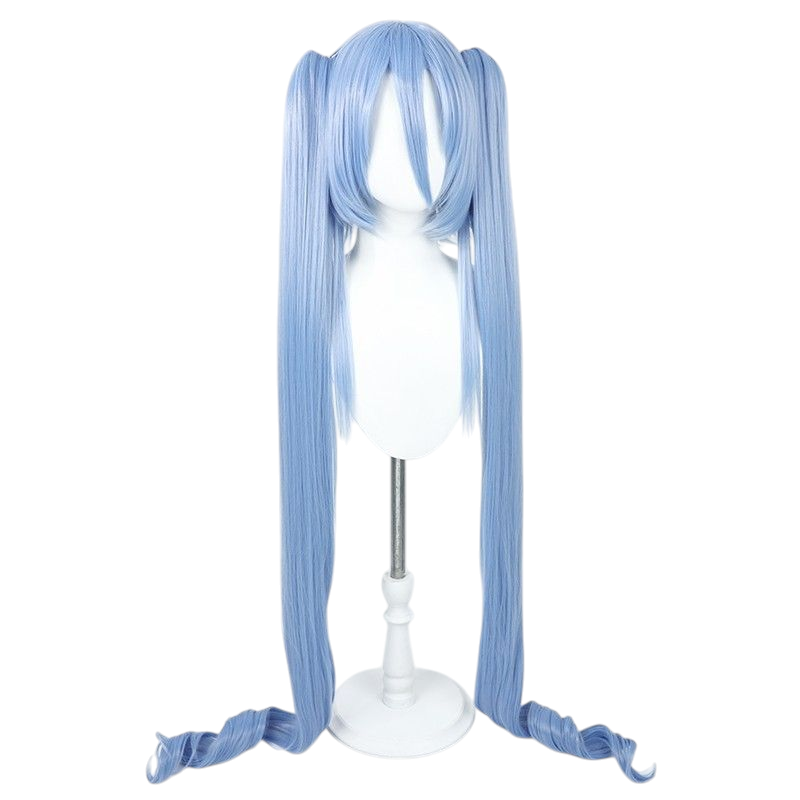 Light Steel Blue Cure Princess (Hime Shirayuki) Cosplay Wig - Happiness Charge Precure! (Blue Pigtails) (FEVERCOS)Pretty Cure