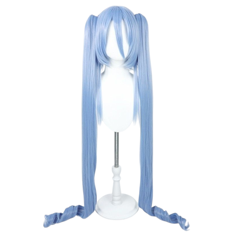 Light Steel Blue Cure Princess (Hime Shirayuki) Cosplay Wig - Happiness Charge Precure! (Blue Pigtails) (FEVERCOS)Pretty Cure