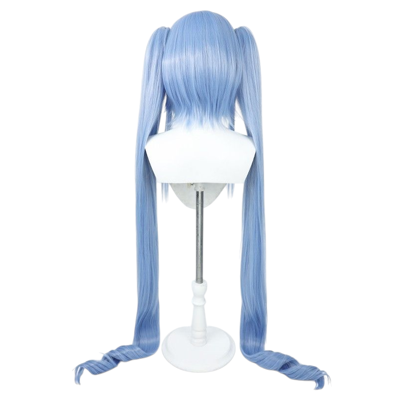 Dark Gray Cure Princess (Hime Shirayuki) Cosplay Wig - Happiness Charge Precure! (Blue Pigtails) (FEVERCOS)Pretty Cure