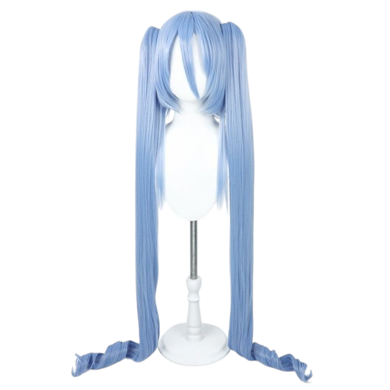Light Steel Blue Cure Princess (Hime Shirayuki) Cosplay Wig - Happiness Charge Precure! (Blue Pigtails) (FEVERCOS)Pretty Cure