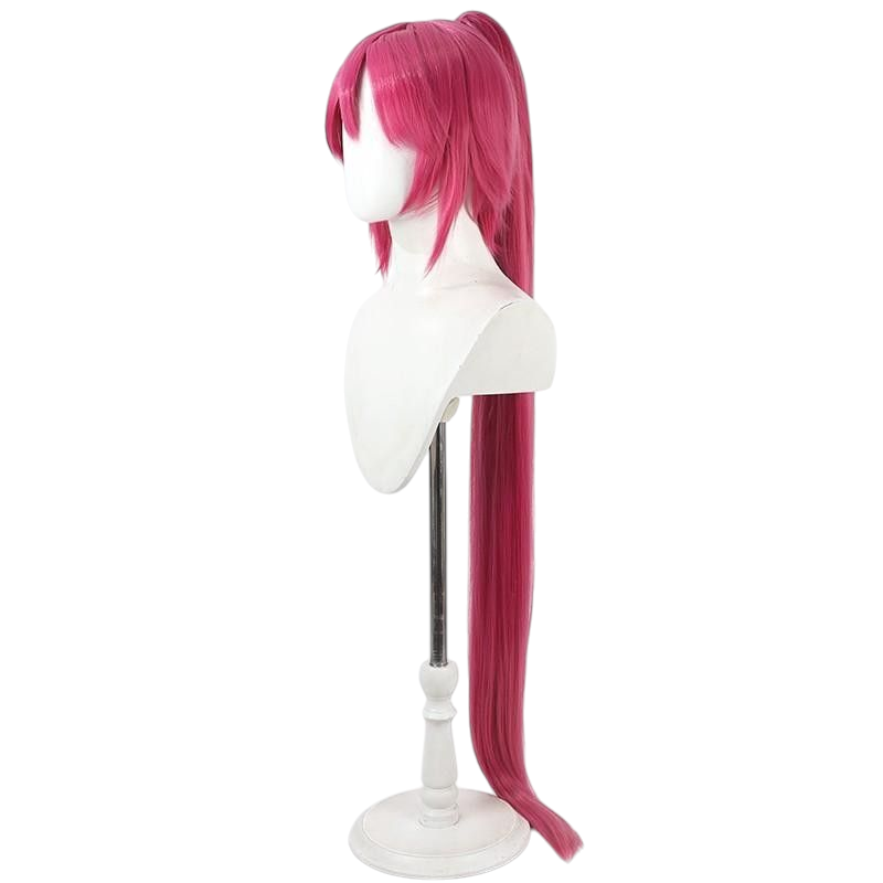 Maroon Cure Lovely (Megumi Aino) Cosplay Wig - Happiness Charge Precure! (Pink Ponytail) (FEVERCOS)Pretty Cure