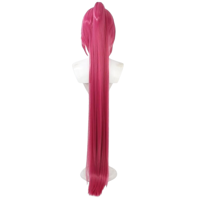 Maroon Cure Lovely (Megumi Aino) Cosplay Wig - Happiness Charge Precure! (Pink Ponytail) (FEVERCOS)Pretty Cure