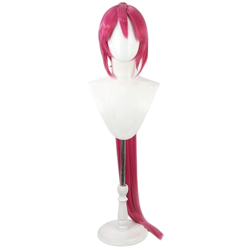 Antique White Cure Lovely (Megumi Aino) Cosplay Wig - Happiness Charge Precure! (Pink Ponytail) (FEVERCOS)Pretty Cure