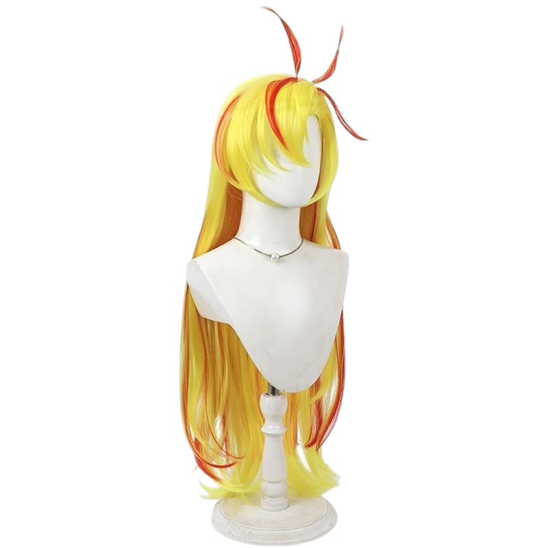 Light Gray Regina Cosplay Wig - DokiDoki! Precure (Blonde/red) (FEVERCOS)Pretty Cure