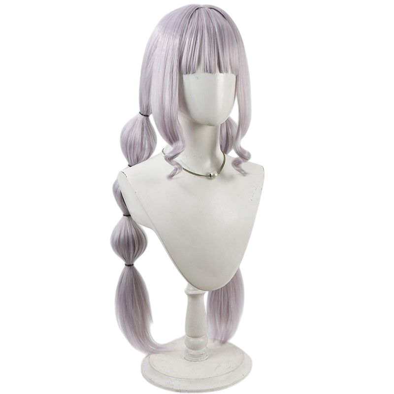 Gray Cure Finale (Amane Kasai) Cosplay Wig - Delicious Party Precure (Gold/Purple) (FEVERCOS)Pretty Cure