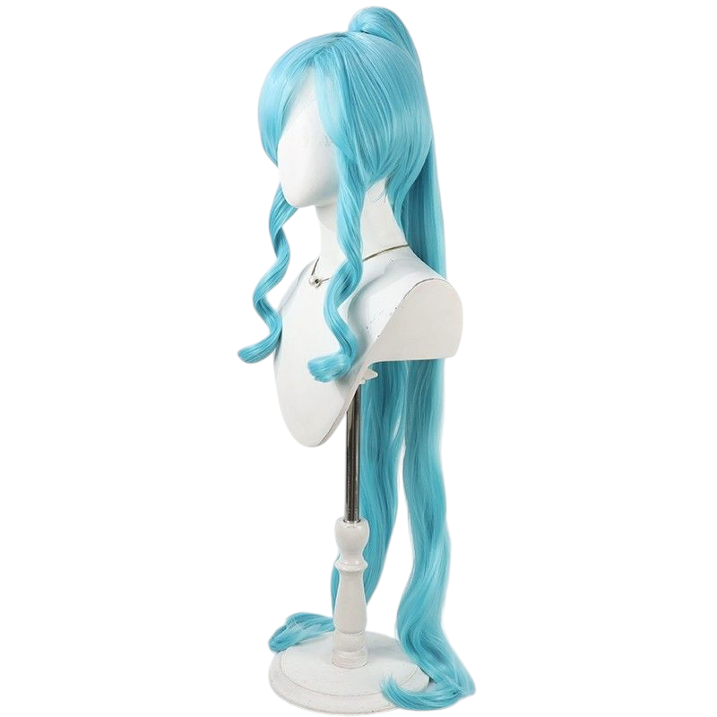Light Gray Cure Fontaine (Chiyu Sawaizumi) Cosplay Wig - Healin' Good Precure (Blue) (FEVERCOS)Pretty Cure