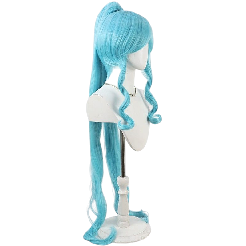 Sky Blue Cure Fontaine (Chiyu Sawaizumi) Cosplay Wig - Healin' Good Precure (Blue) (FEVERCOS)Pretty Cure