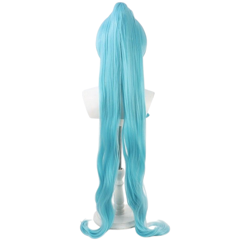 Medium Aquamarine Cure Fontaine (Chiyu Sawaizumi) Cosplay Wig - Healin' Good Precure (Blue) (FEVERCOS)Pretty Cure