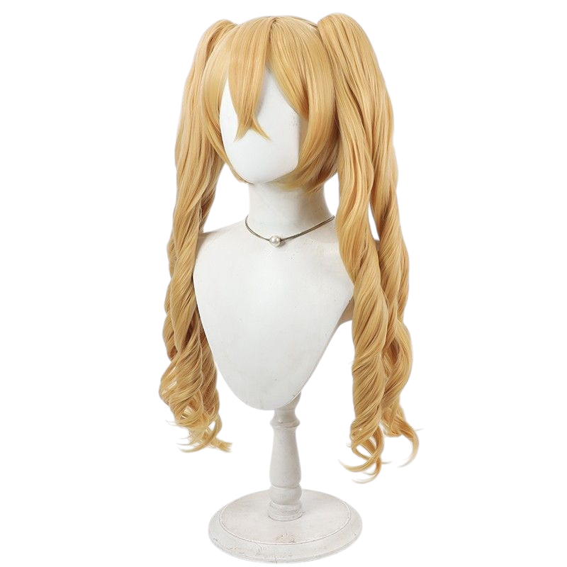 Tan Cure Peach (Love Momozono) Cosplay Wig - Fresh Precure! (Blonde Twin Tails) (FEVERCOS)Pretty Cure