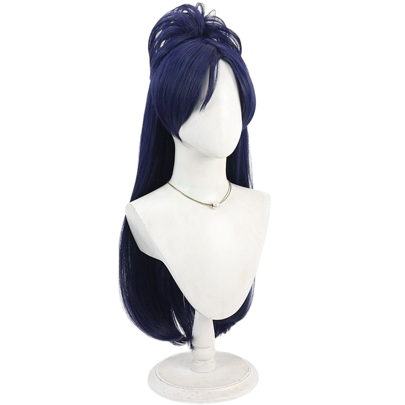 Beige Cure White (Honoka Yukishiro) Cosplay Wig - Futari wa Precure (Dark Blue Ponytail) (FEVERCOS)Pretty Cure