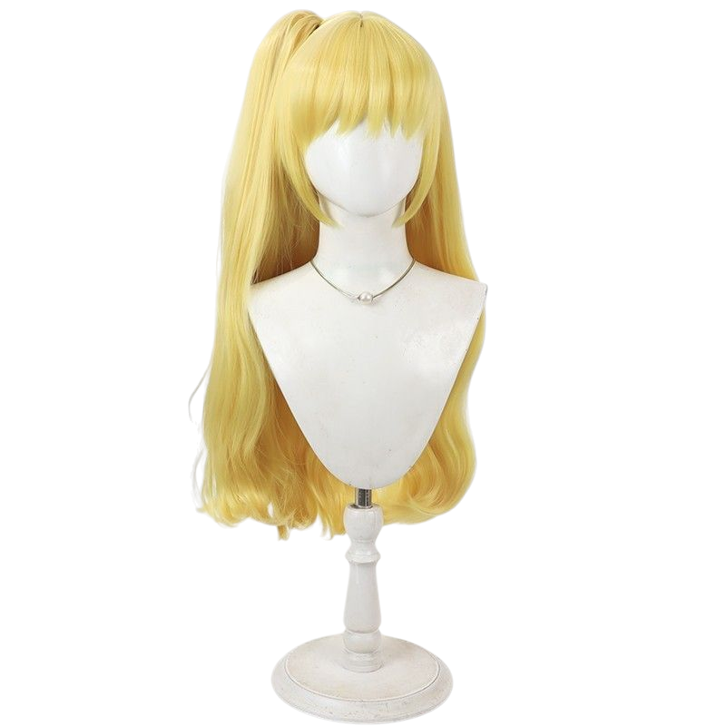 Light Gray Cure Miracle (Mirai Asahina) Cosplay Wig - Maho Girls Precure! (Blonde/Orange Twintails) (FEVERCOS)Pretty Cure