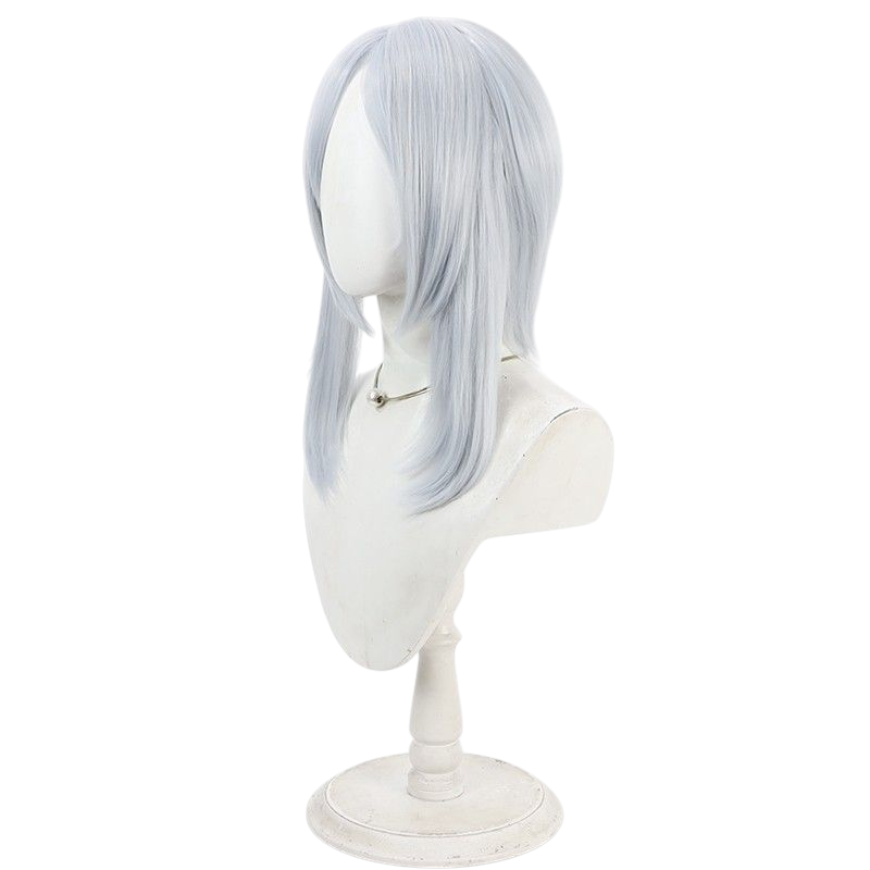 Light Gray Eas (Setsuna Higashi) Cosplay Wig - Fresh Precure! (Silver/White Short) (FEVERCOS)Pretty Cure