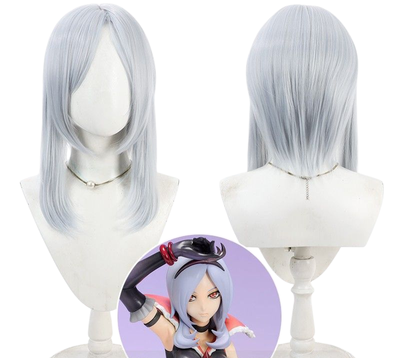 Light Gray Eas (Setsuna Higashi) Cosplay Wig - Fresh Precure! (Silver/White Short) (FEVERCOS)Pretty Cure