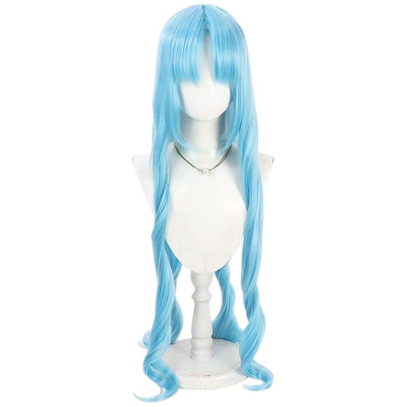 Light Gray Cure Marine (Erika Kurumi) Cosplay Wig - Heartcatch Precure! (Blue Wavy) (FEVERCOS)Pretty Cure
