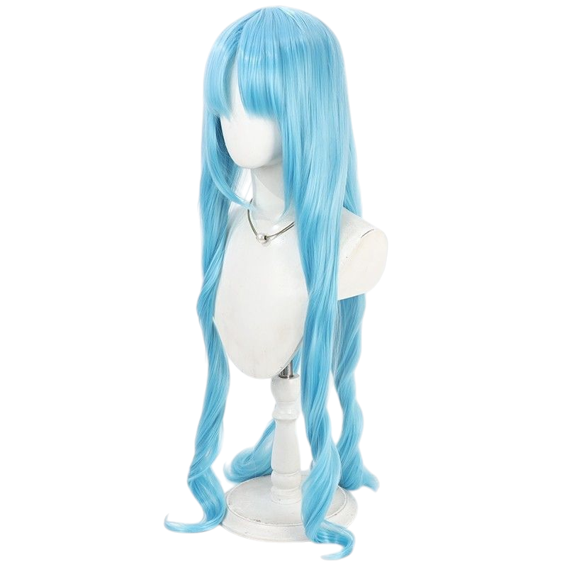 Sky Blue Cure Marine (Erika Kurumi) Cosplay Wig - Heartcatch Precure! (Blue Wavy) (FEVERCOS)Pretty Cure