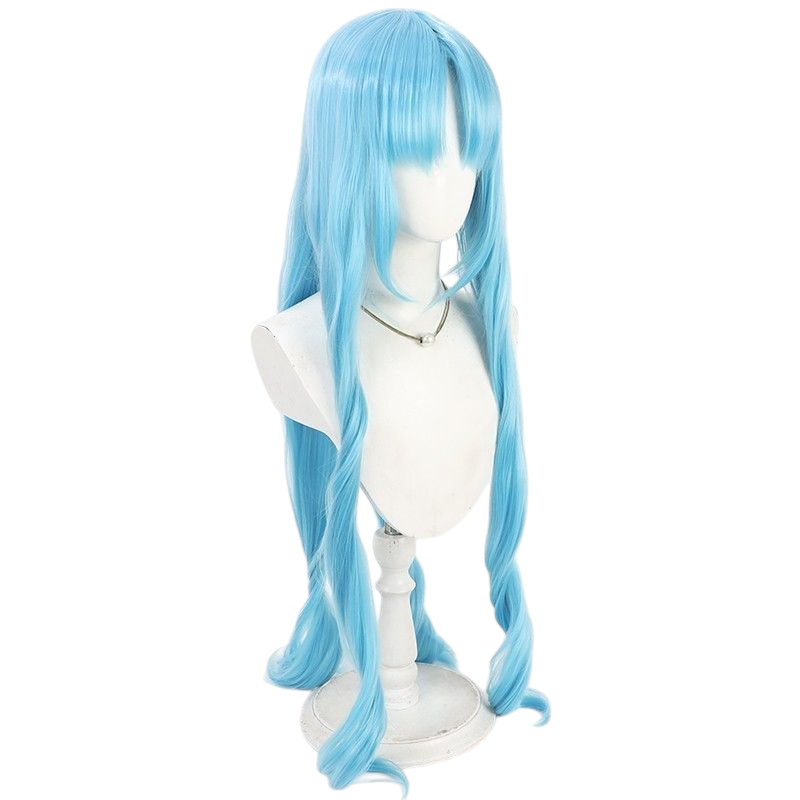 Light Gray Cure Marine (Erika Kurumi) Cosplay Wig - Heartcatch Precure! (Blue Wavy) (FEVERCOS)Pretty Cure