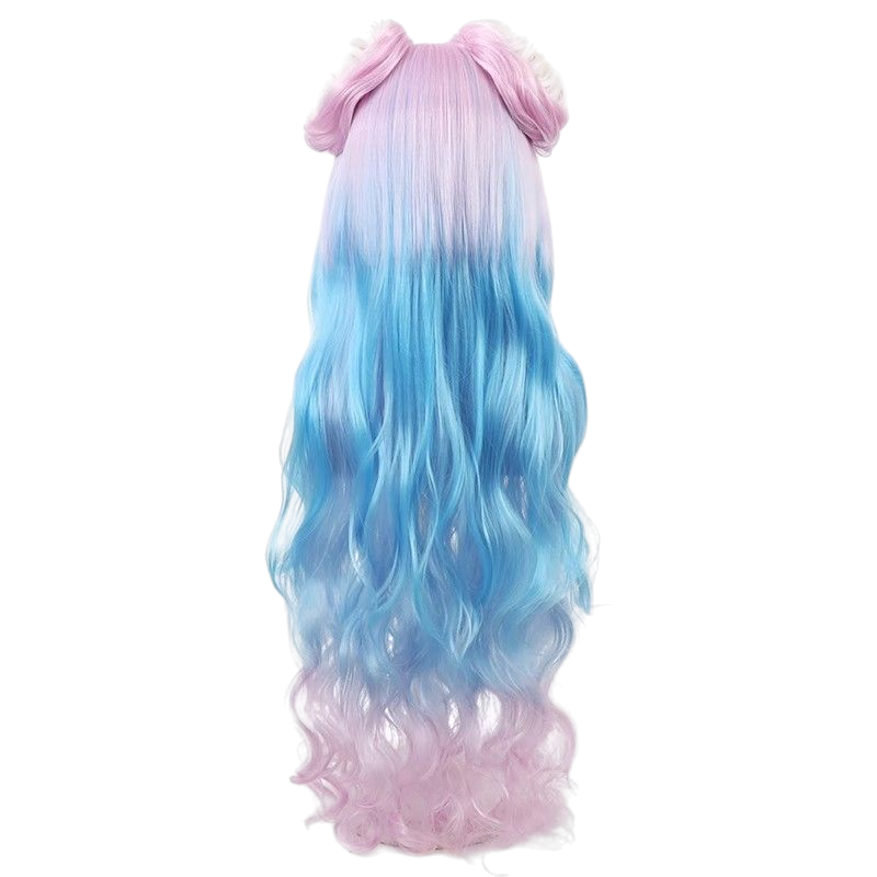 Thistle Cure La Mer (Laura) Cosplay Wig - Tropical-Rouge! Precure (Pink/Blue Gradient) (FEVERCOS)Pretty Cure