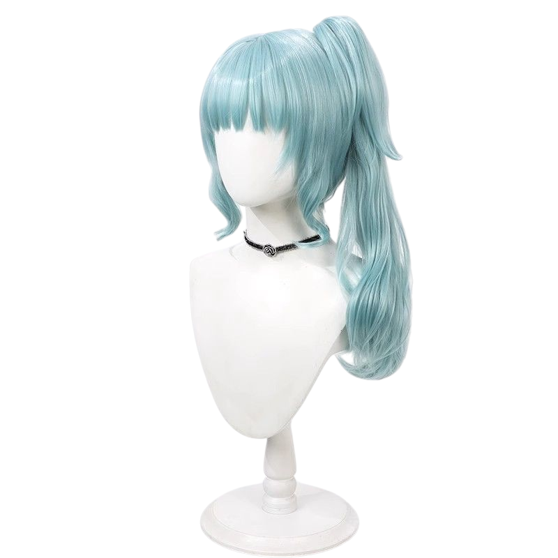 Lavender Mayu Nekoyashiki (Civilian) Cosplay Wig - Wonderful Precure! (Blue/Blonde) (FEVERCOS)Pretty Cure