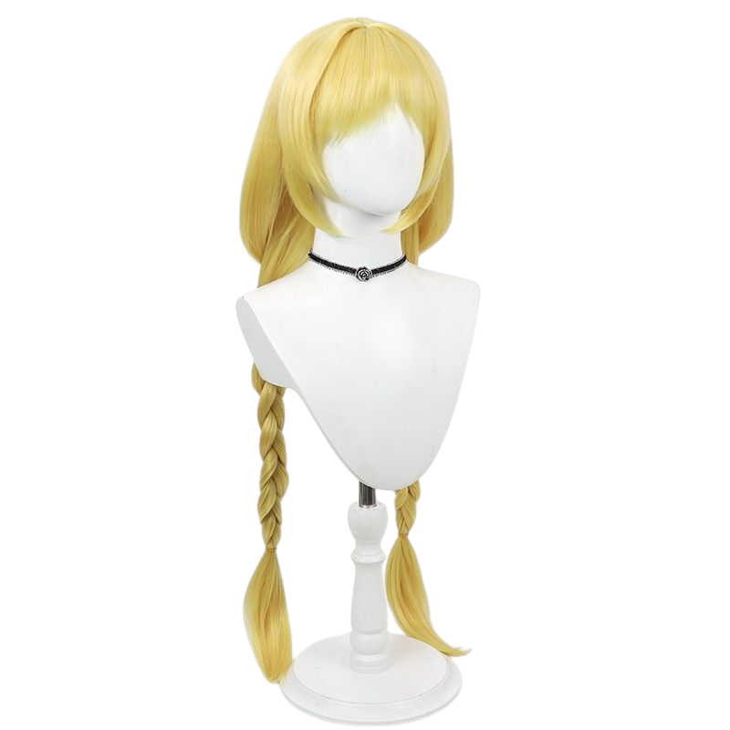 Beige Iroha Inukai (Civilian) Cosplay Wig - Wonderful Precure! (Blonde Braids) (FEVERCOS)Pretty Cure