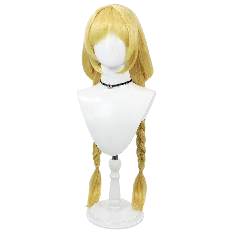 Beige Iroha Inukai (Civilian) Cosplay Wig - Wonderful Precure! (Blonde Braids) (FEVERCOS)Pretty Cure