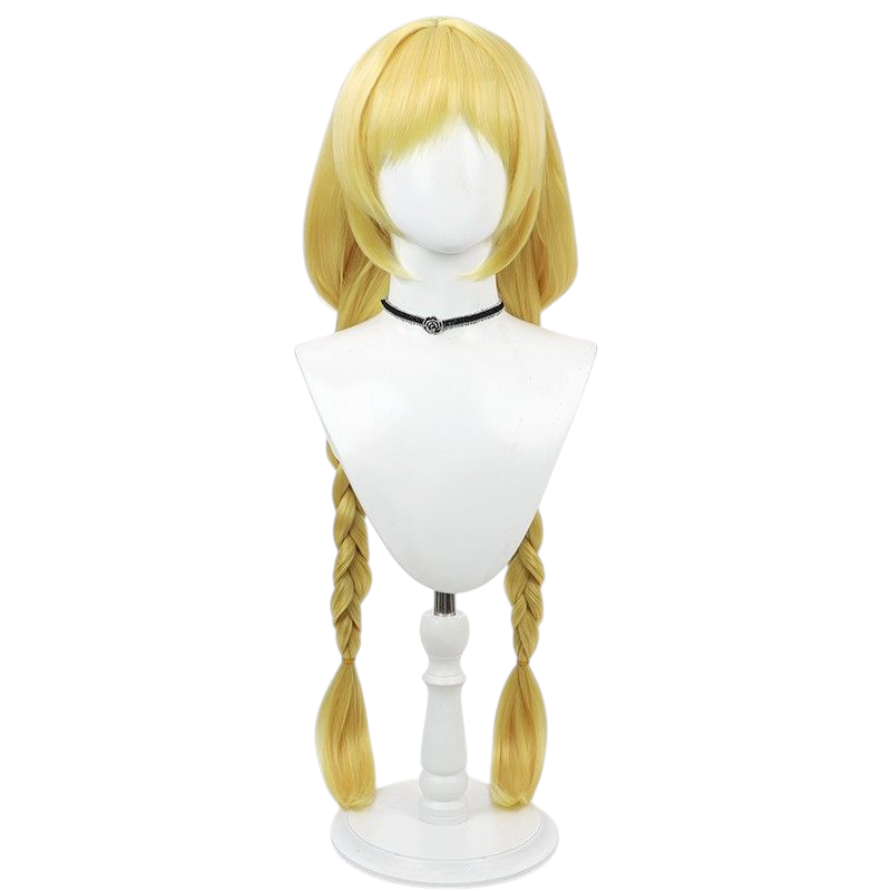 Beige Iroha Inukai (Civilian) Cosplay Wig - Wonderful Precure! (Blonde Braids) (FEVERCOS)Pretty Cure