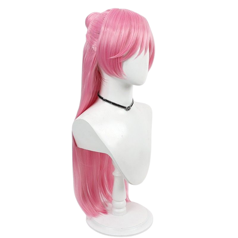 Light Gray Mashiro Nijigaoka (Civilian) Cosplay Wig - Hirogaru Sky! Precure (Brown Bun) (FEVERCOS)Pretty Cure