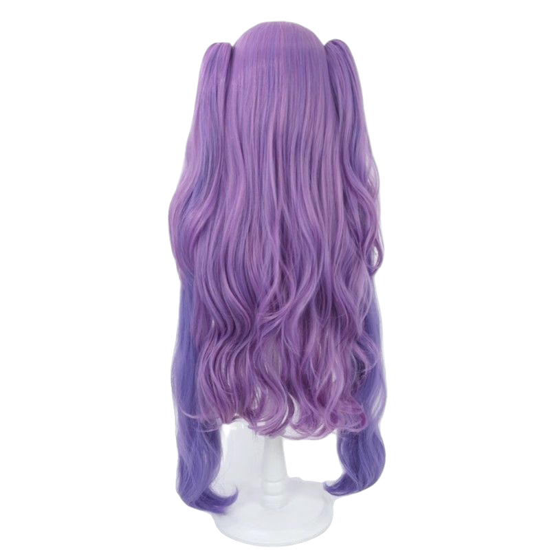 Light Slate Gray Cure Majesty (Princess Ellee) Cosplay Wig - Hirogaru Sky! Precure (Purple Ponytail) (FEVERCOS)Pretty Cure