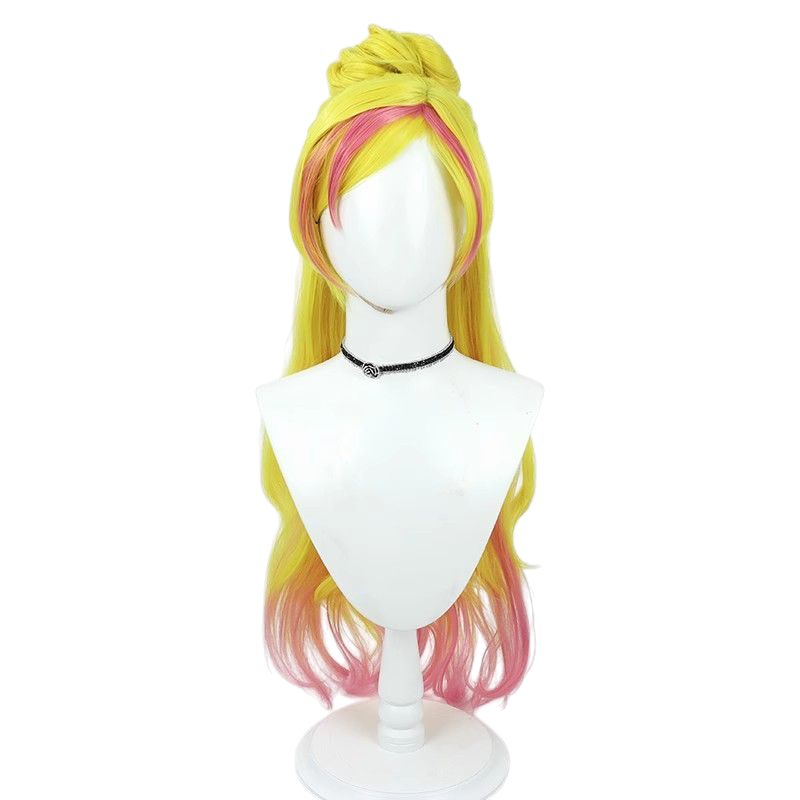Antique White Cure Flora (Haruka Haruno) Cosplay Wig - Go! Princess Precure (Blonde/Pink Gradient) (FEVERCOS)Pretty Cure