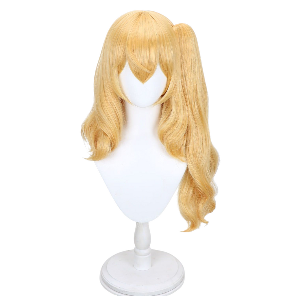 Tan Flandre Scarlet Cosplay Wig - Touhou Project (Blonde Side-Tail) (FEVERCOS)