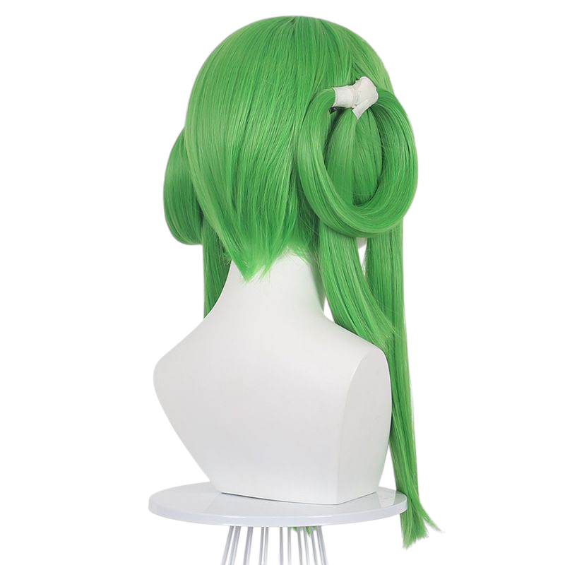 Light Gray C.C. (C2) Cosplay Wig - Code Geass (Lime Green Long) (FEVERCOS)