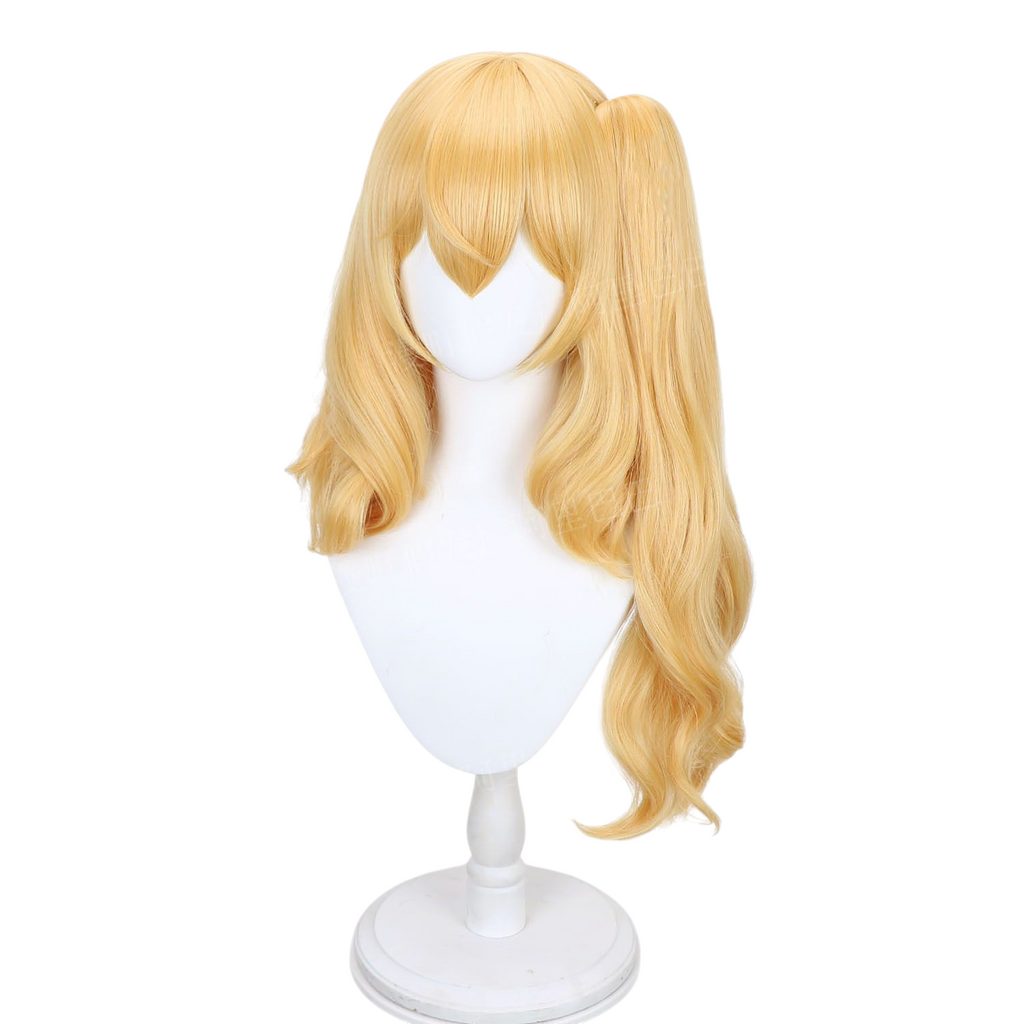 Tan Flandre Scarlet Cosplay Wig - Touhou Project (Blonde Side-Tail) (FEVERCOS)