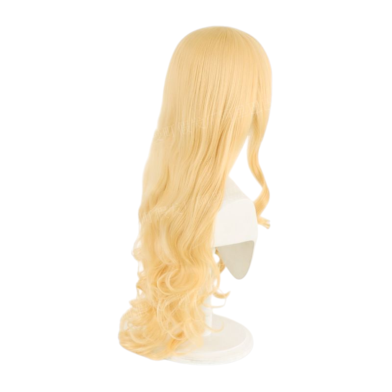 Light Goldenrod Marisa Kirisame Cosplay Wig - Touhou Project (Blonde Wavy) (FEVERCOS)