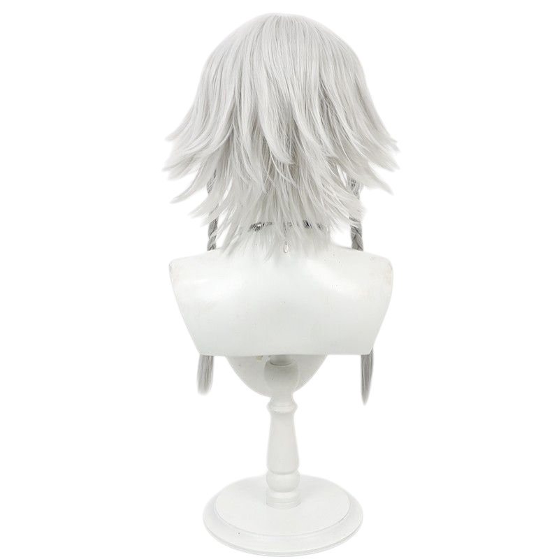 Light Gray Sakuya Izayoi Cosplay Wig - Touhou Project (Silver Braids) (FEVERCOS)