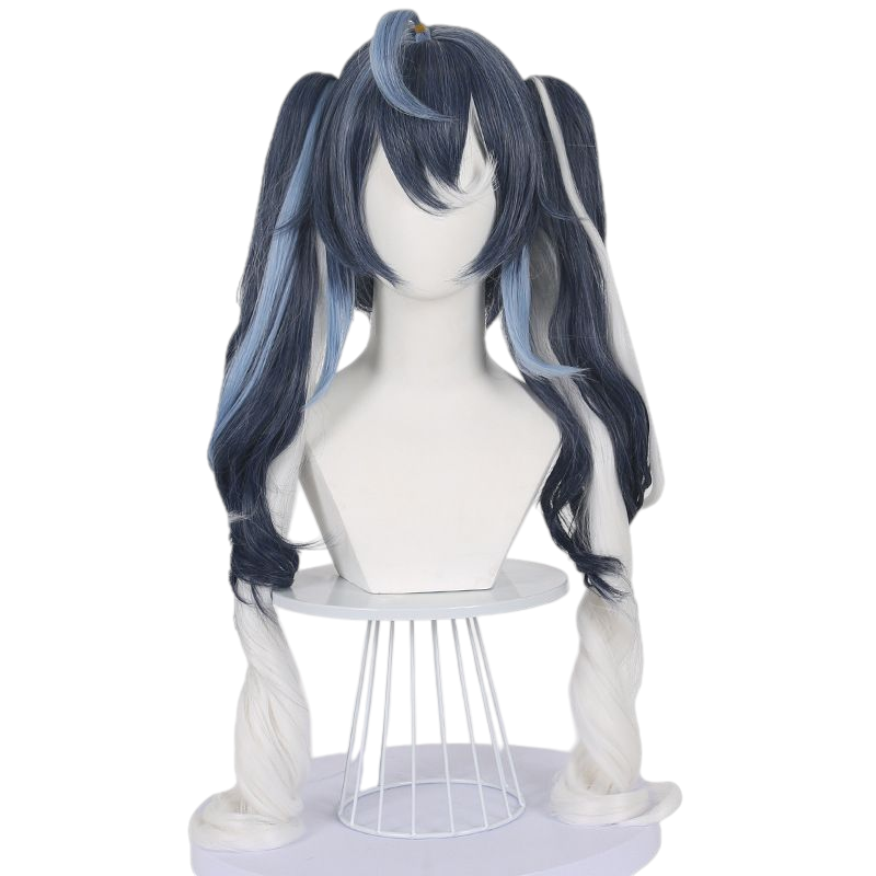 Dark Slate Gray Snow Miku 2025 (Prism) Cosplay Wig - Vocaloid (Gradient/Glitter) (FEVERCOS)