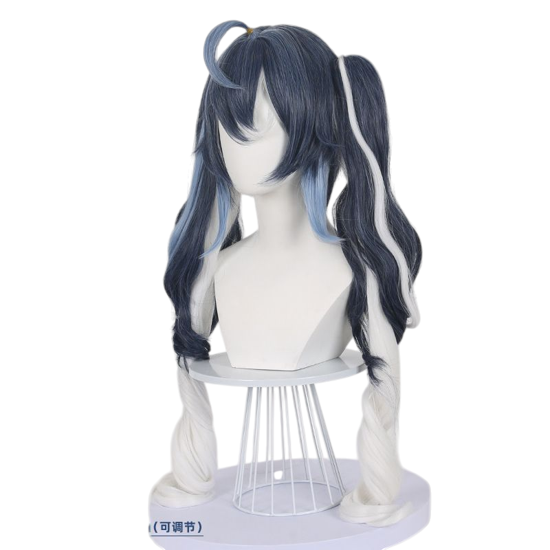 Dark Slate Gray Snow Miku 2025 (Prism) Cosplay Wig - Vocaloid (Gradient/Glitter) (FEVERCOS)
