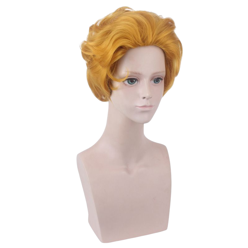 Gray Yoshikage Kira (Kosaku Kawajiri) Cosplay Wig - JoJo Part 4 (Blonde Slicked) (FEVERCOS)